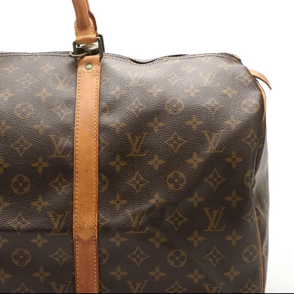 Louis Vuitton LV50 Keepall Monogram Tote Travel Duffle Bag - Picture 3 of 11